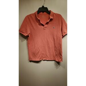 Vineyard Vines Mens Pink Short Sleeve Polo  Button Shirt Slim‎ Fit Size Small